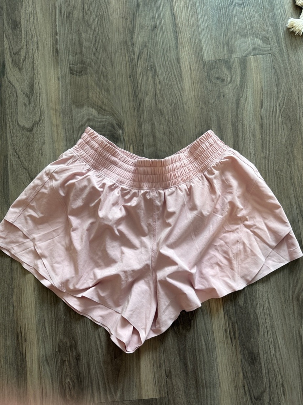 lululemon  Shake It Out High-Rise Running Short 2.5 pink SIZE L